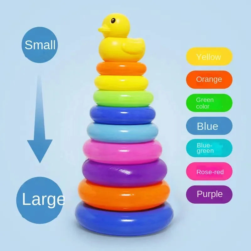 Baby Puzzle Rainbow Tower