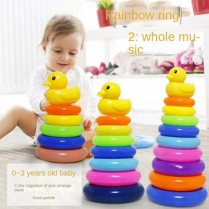 Baby Puzzle Rainbow Tower