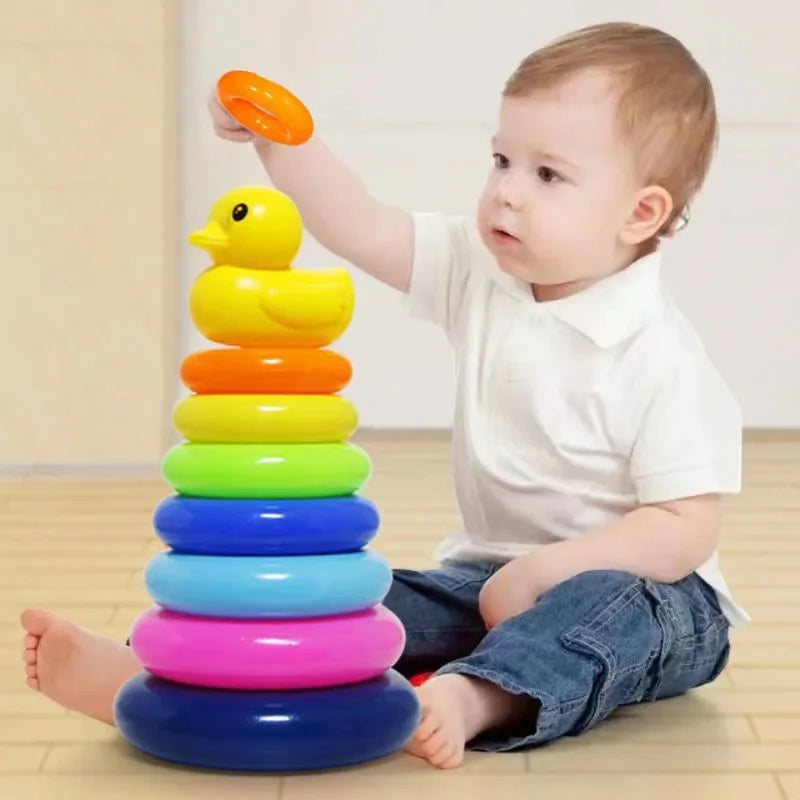 Baby Puzzle Rainbow Tower